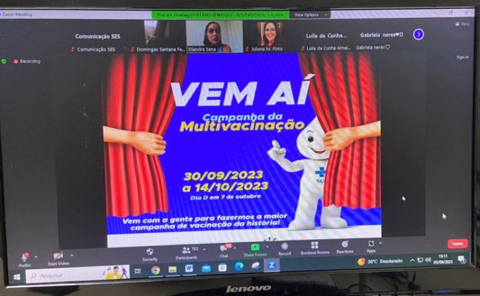 Saúde alinha o microplanejamento para as ações de multivacinação que serão realizadas no Tocantins 