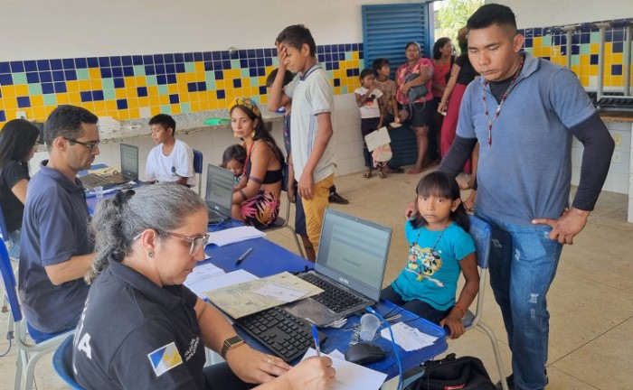 Instituto de Identificação realiza atendimento a comunidades indígenas em Tocantínia