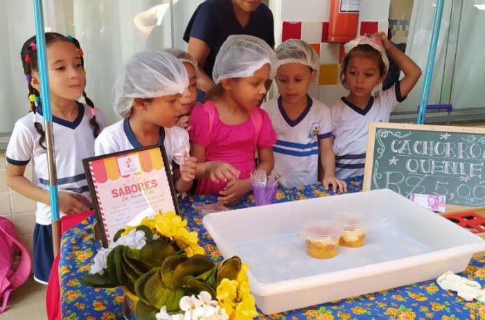 Crianças do Cmei Irmã Maria Custódia participam de projeto de educação financeira
