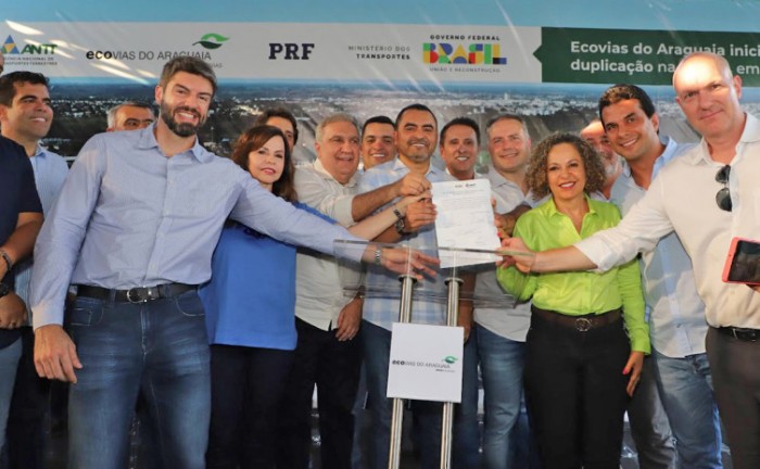 Em Gurupi, governador Wanderlei Barbosa participa da solenidade de assinatura das obras de duplicação da BR-153