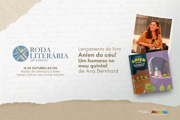 ‘Anien do céu! Um humano no meu quintal’ livro Ilustrado em Quadrinhos será lançado na 26ª Roda Literária