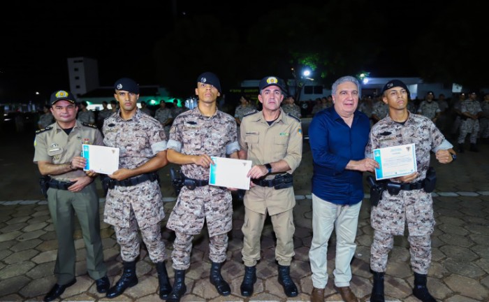 Vice-governador Laurez Moreira participa da solenidade de formatura da 16° turma da Força Tática e ressalta importância da capacitação da PMTO