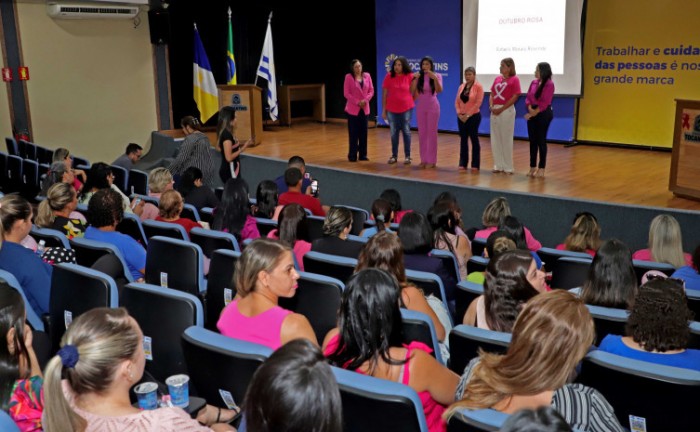 Governo do Tocantins promove evento de conscientização contra o câncer de mama para servidoras do Estado