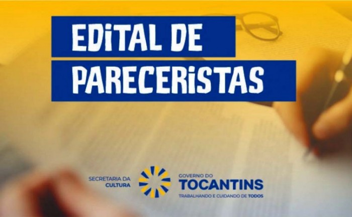 Governo do Tocantins divulga resultado definitivo do edital de pareceristas