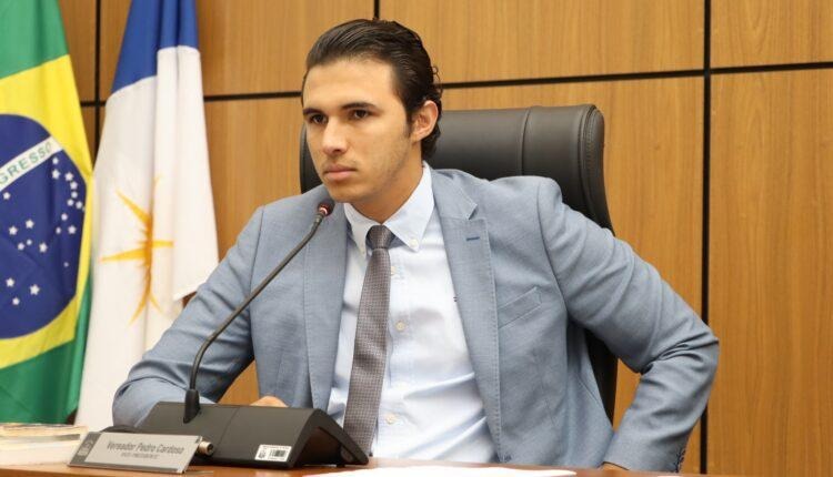 Vereador Pedro Cardoso solicita manutenção da sinalização vertical e horizontal da Avenida Maralina do Setor Morada do Sol II