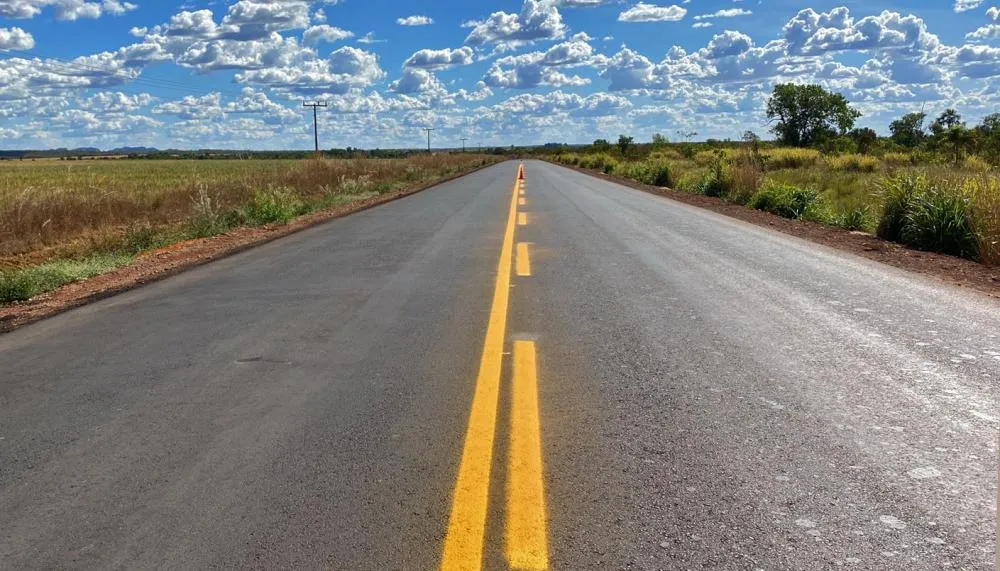 Governador Wanderlei Barbosa inaugura mais de 30 Km de pavimentação na TO-020 no município de Campos Lindos nesta sábado, 15