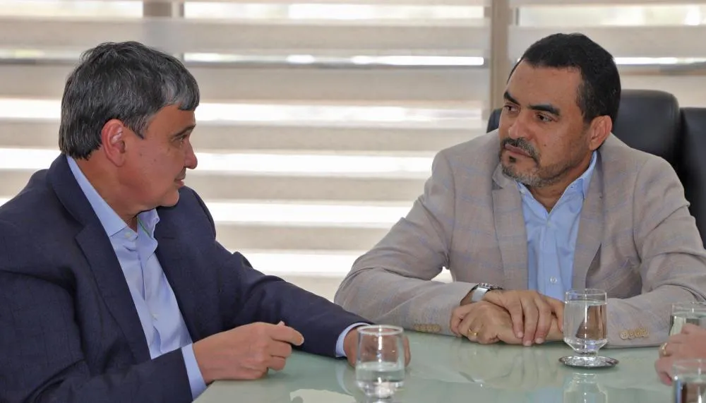 Governador Wanderlei Barbosa recebe ministro Wellington Dias e discute parcerias nas áreas de energia limpa e infraestrutura