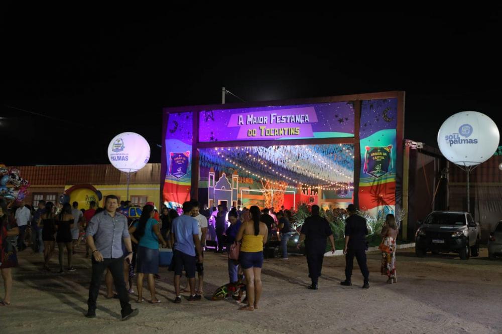 Vereador Major Negreiros prestigia a primeira noite do arraiá da capital e destaca a importância do evento para a cultura e fomento da economia de Palmas
