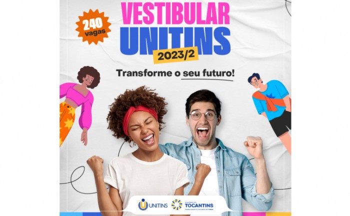 Unitins aplica provas do Vestibular 2023/2 neste domingo, 25