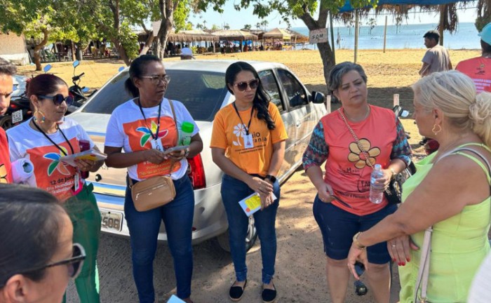 Governo do Tocantins realiza campanha de conscientização da primeira infância na temporada de praia