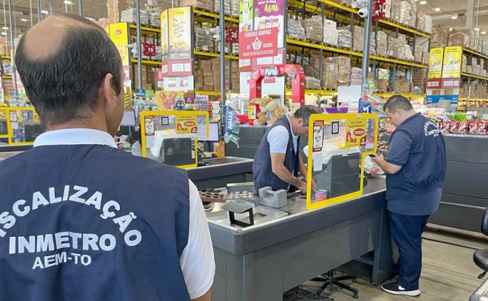 Em quatro dias, Agência de Metrologia verifica quase cem balanças comerciais de pesagem em Palmas