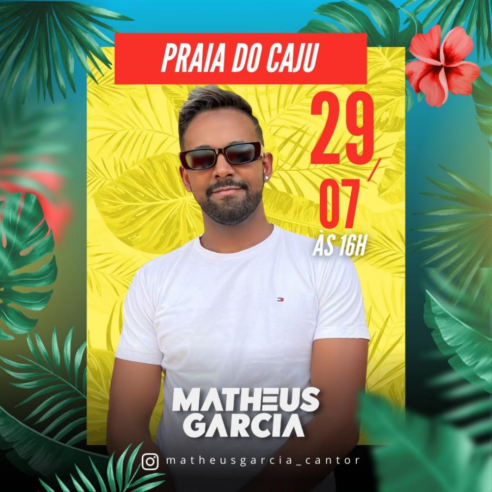 Palmas Verão 2023: Show de Matheus Garcia na Praia do Caju, Palmas-To!