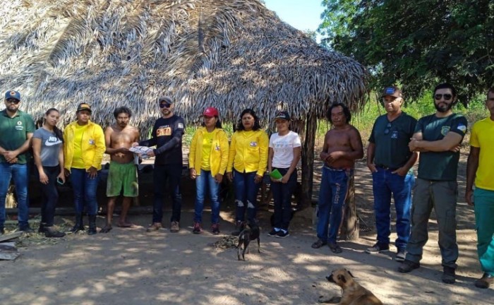 Foco no Fogo realiza ação de prevenção às queimadas ilegais em comunidade indígena