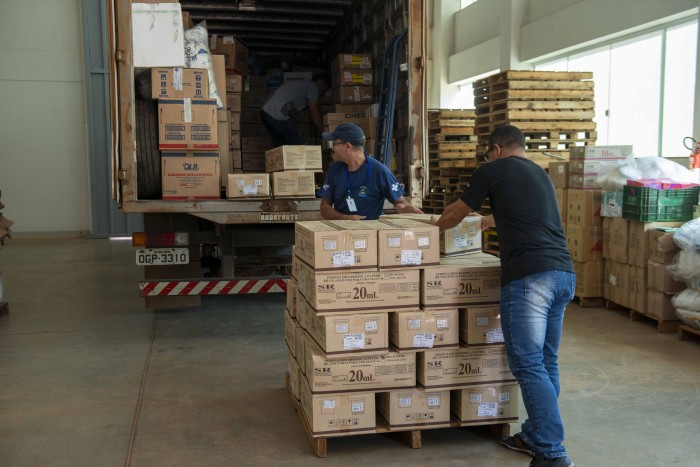 Saúde de Palmas recebe insumos e medicamentos de requisição administrativa