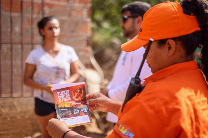 PrevIncêndio realiza sensibilização sobre queimadas