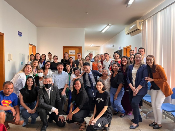 Semus recebe visita da Fundação Sasawaka e Movimento Morhan na unidade Loiane Moreno