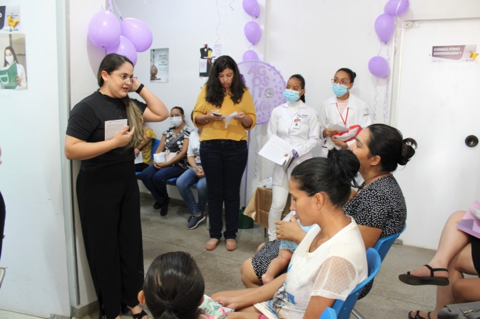 Unidade de Saúde da Arno 33 promove palestra sobre o aleitamento materno