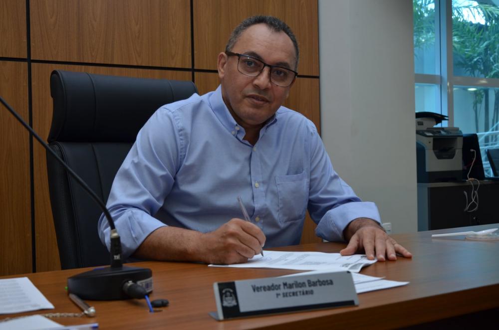 Marilon Barbosa apresenta requerimentos e Projeto de Lei na Câmara