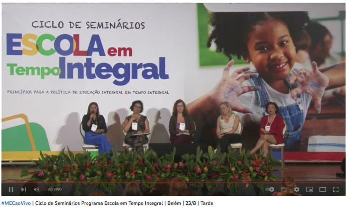 Palmas é referência na Educação Integral e se destaca em ciclo de seminários promovido pelo MEC