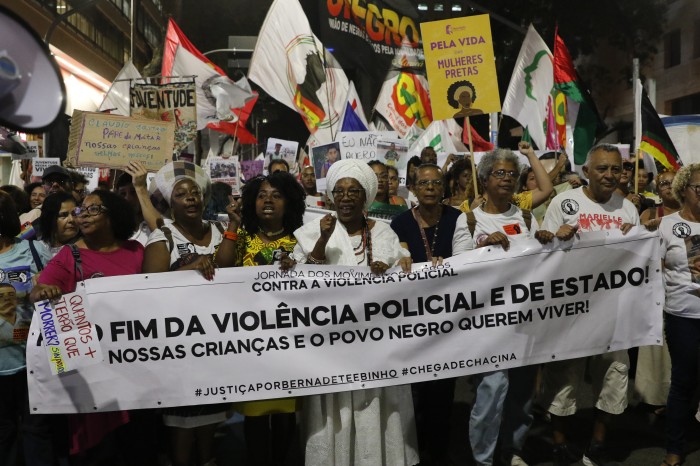 Movimento negro protesta em todo o país contra violência policial