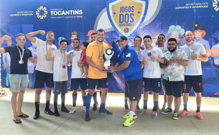 Futsal masculino da SES-TO se classifica para a fase estadual nos Jogos dos Servidores