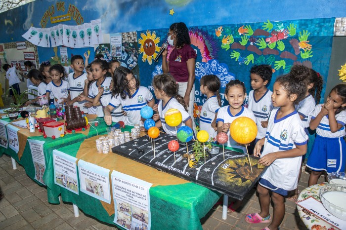 Exposição de projetos escolares marcam início da primeira etapa da Fecit 2023